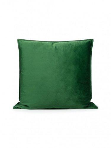 Square Lawn Green Velvet Cushion by ChalkUK